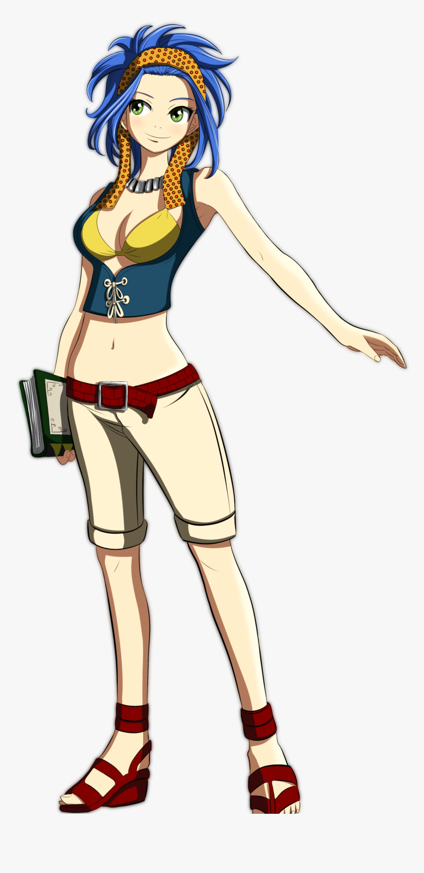 Fairytail Drawing Costume - Levy Fairy Tail, HD Png Download, Free Download