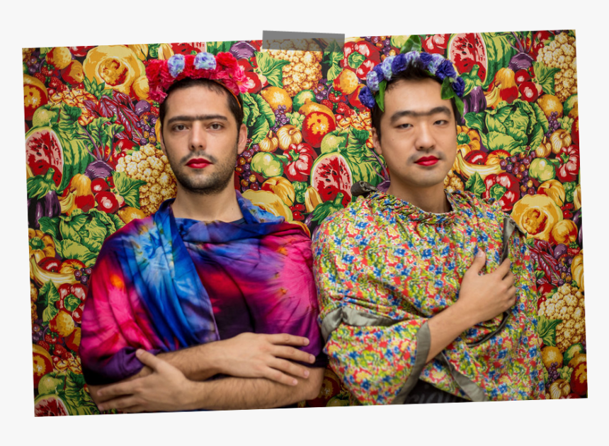 Let’s All Be Frida Kahlo - Men Dressed As Frida Kahlo, HD Png Download, Free Download