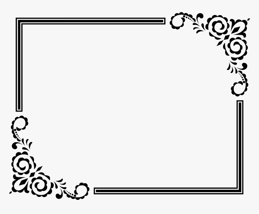 Transparent Borders For Slides Clipart , Png Download - Black Border For Powerpoint, Png Download, Free Download