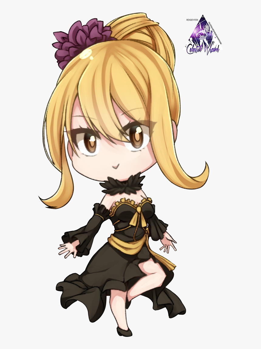 Lucy Heartfilia Chibi - Fairy Tail Lucy Heartfilia Chibi, HD Png Download, Free Download