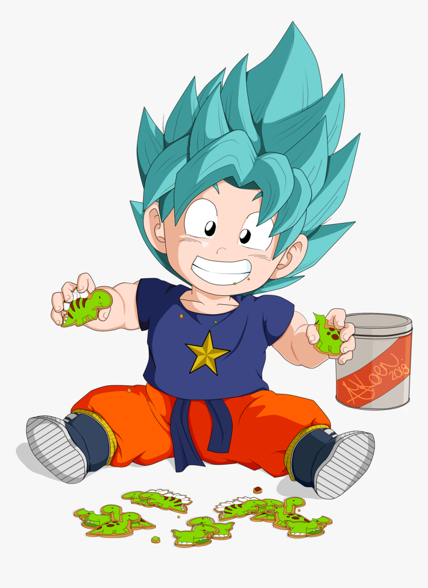 My Own Fanbaby Goku And Bulma"s Second Son - Cartoon, HD Png Download, Free Download