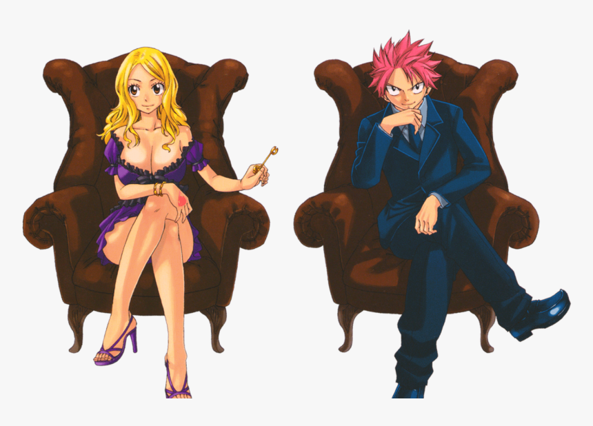 Lucy Heartfilia And Natsu Dragneel 51244 Infovisual - Fairy Tail Mafia Lucy, HD Png Download, Free Download