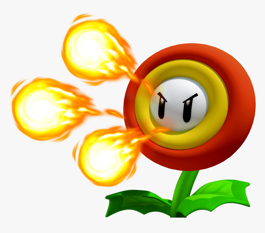 Flare Flower Transparent Super Mario Fire Flower, HD Png Download kindpng