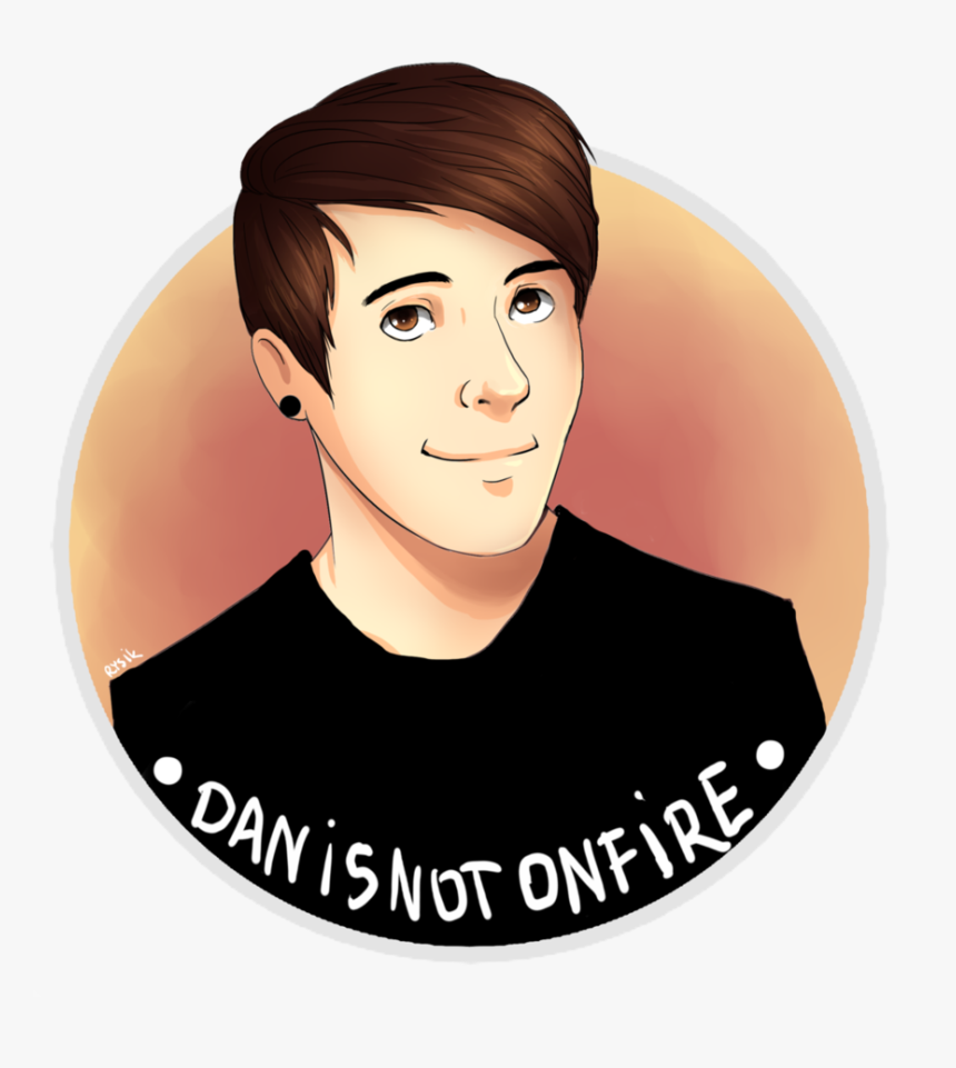 Dan Howell Png - Dan Howell Cartoon Style, Transparent Png, Free Download