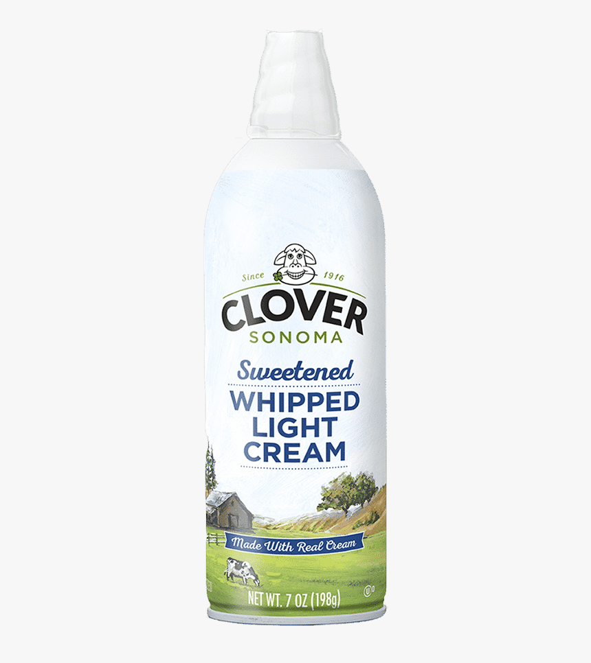 Lightly Sweetened Whipped Topping - Organic Whipped Cream Spray, HD Png Download, Free Download