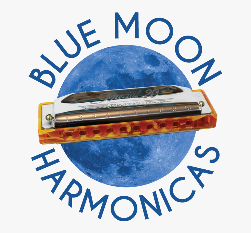 Blue Moon Harmonicas Llc - Blue Moon Harmonicas, HD Png Download, Free Download