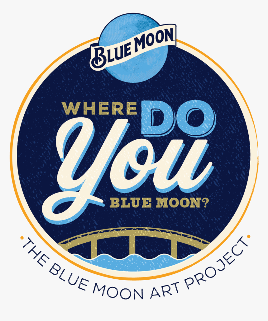 Blue Moon Art Project - Label, HD Png Download, Free Download