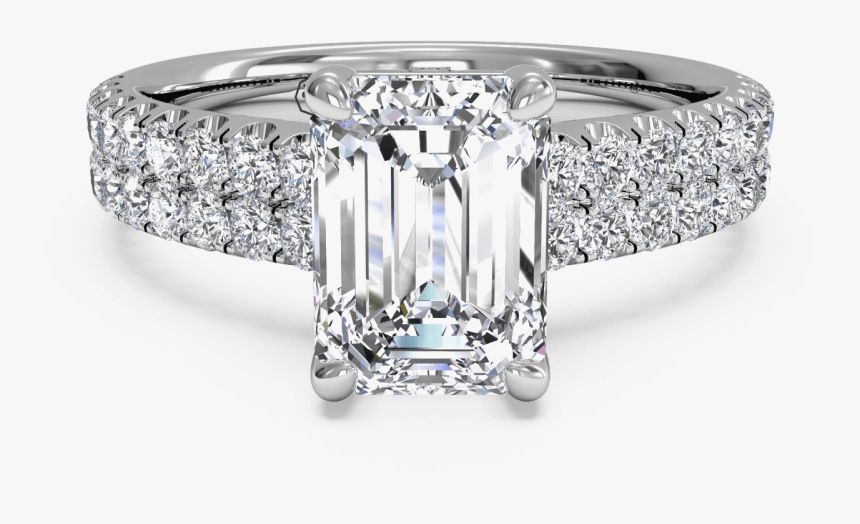 Emerald Cut Engagement Rings Meaning Best Of Finding - Emerald Diamond French Cut, HD Png Download, Free Download