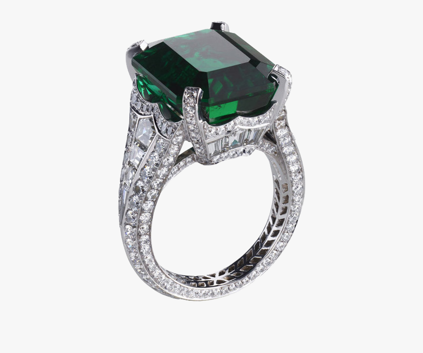 Antique Emerald Ring India, HD Png Download, Free Download