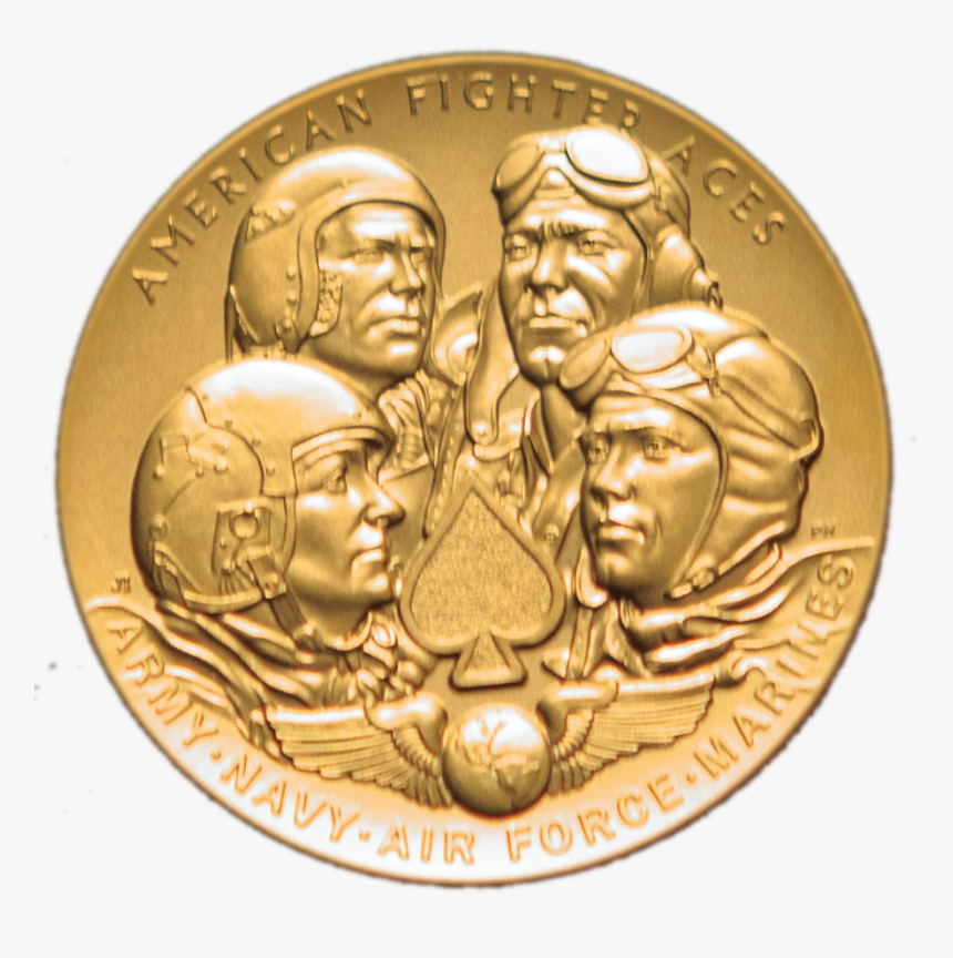 Congressional Gold Medal For Fighter Aces - Congressional Gold Medal Mini, HD Png Download, Free Download