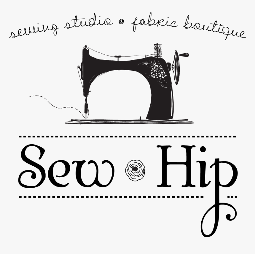 Sew Hip - Sewing Machine Illustration, HD Png Download, Free Download