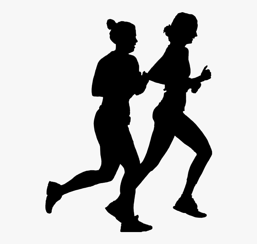 Running Silhouette - People Sport Png, Transparent Png, Free Download