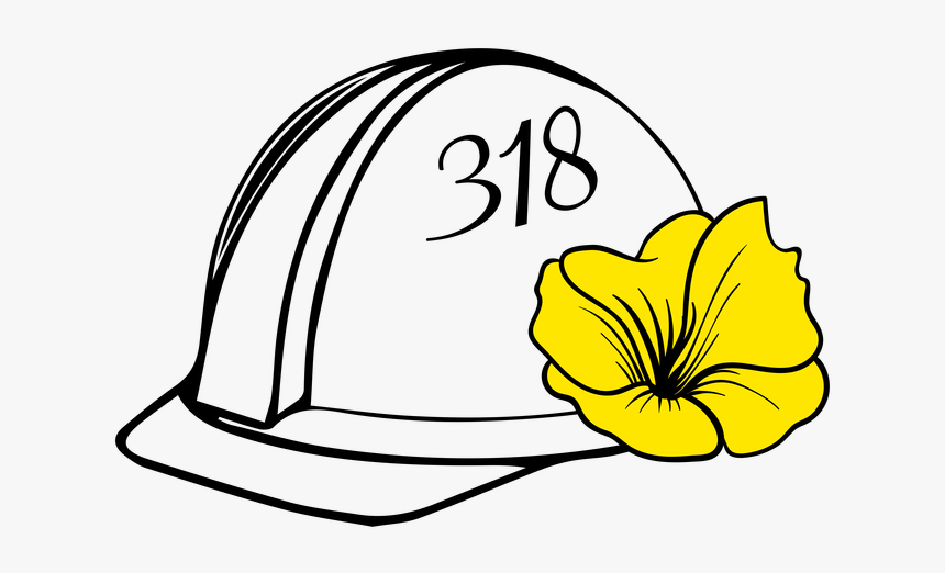 Hard Hat Coloring Page, HD Png Download, Free Download