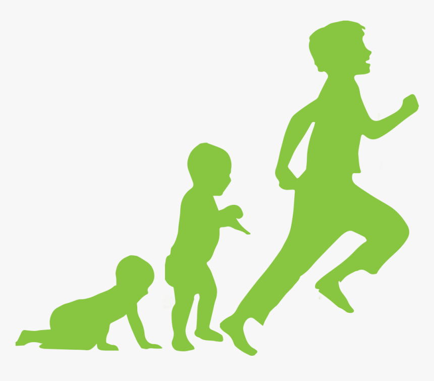Children Running Silhouette , Png Download - Playing Children Silhouette, Transparent Png, Free Download
