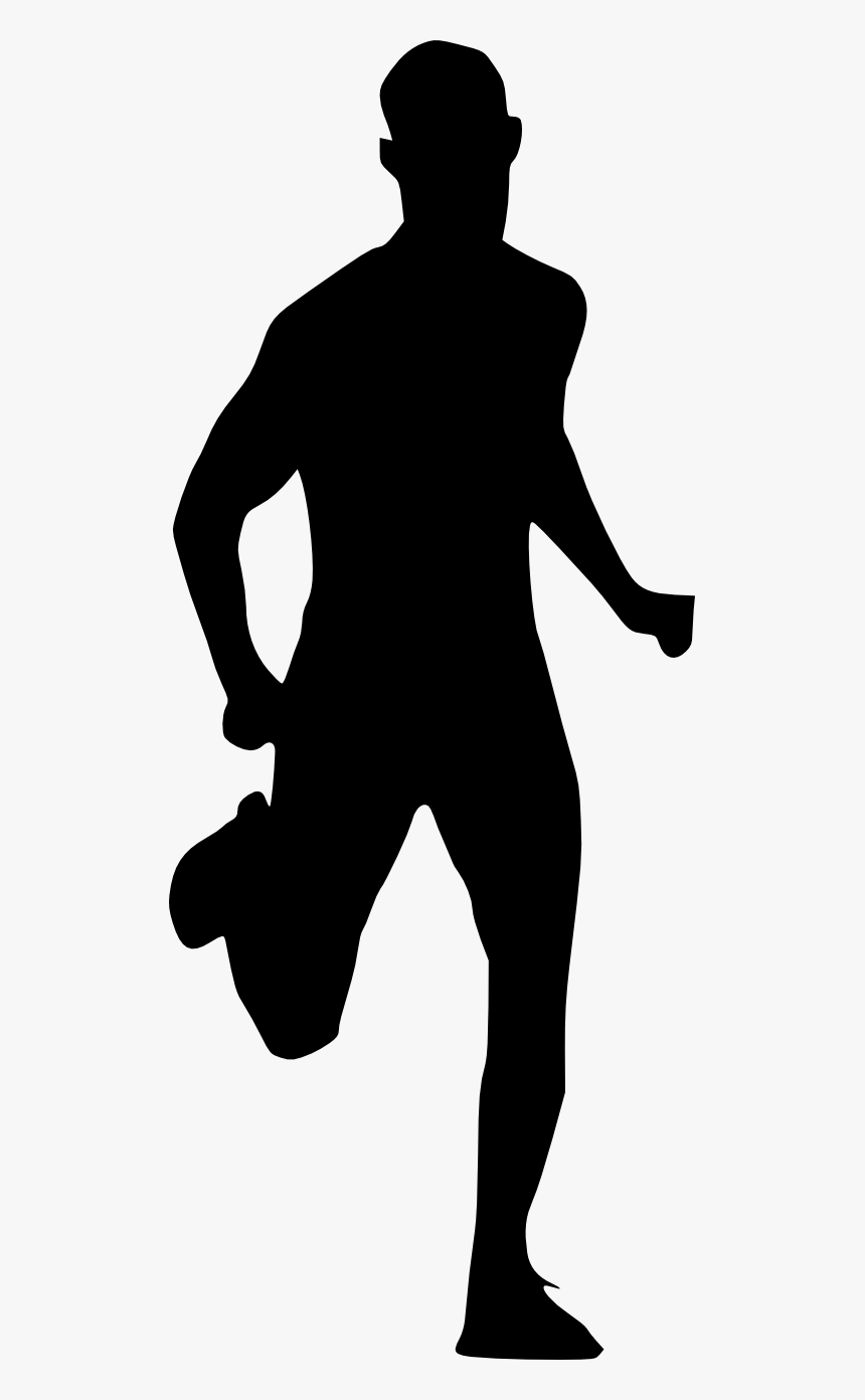 Man Running Silhouette, HD Png Download, Free Download