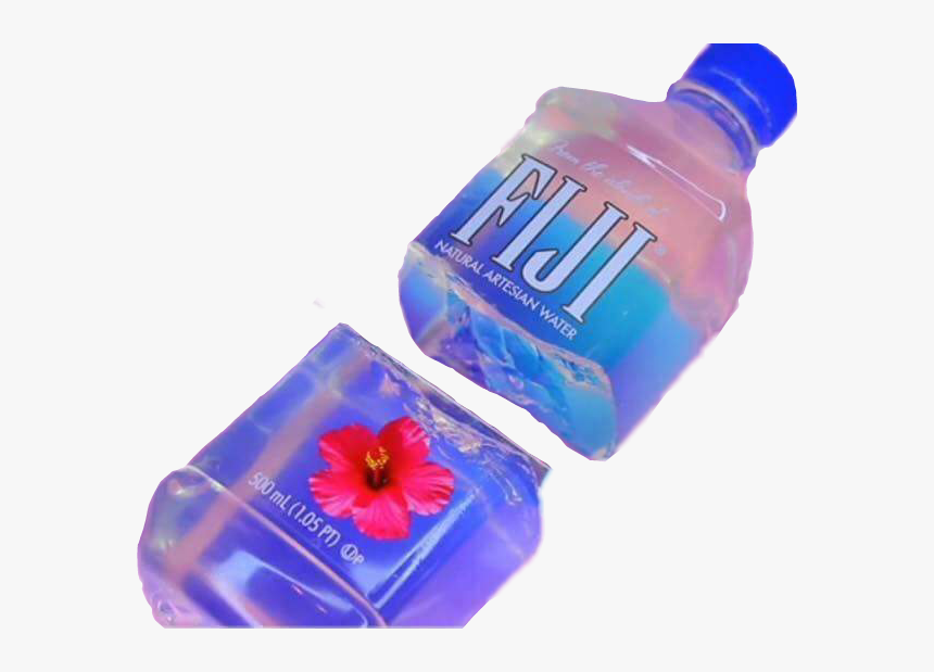 Transparent Fiji Bottle Png - Aesthetic Water Bottle Png, Png Download, Free Download