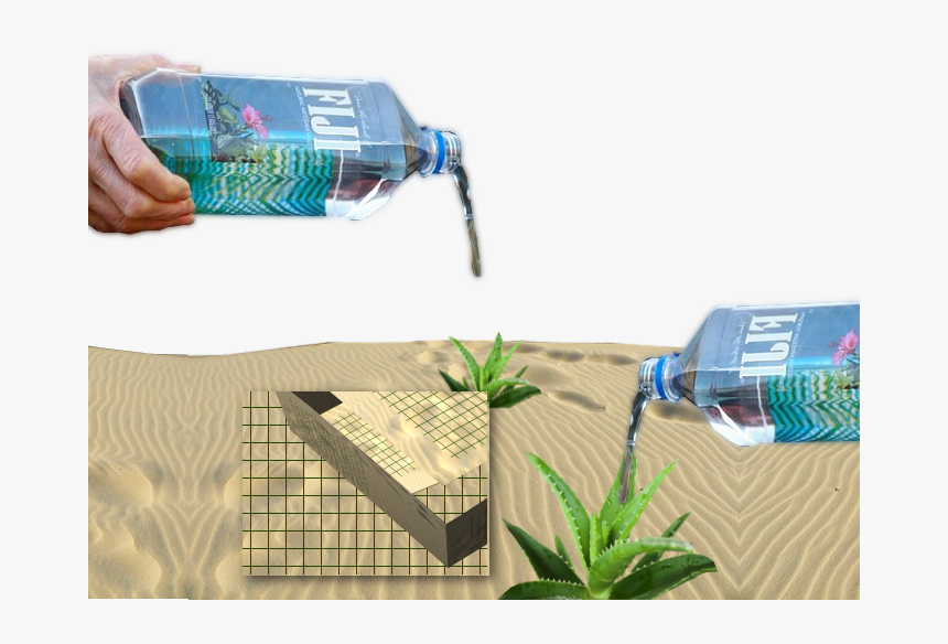 T R A N S P A R E N T ~~ Fiji Water Edit My Art, My - Plastic Bottle, HD Png Download, Free Download