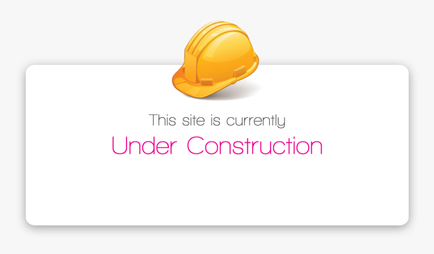 Site Under Construction - Hard Hat, HD Png Download, Free Download