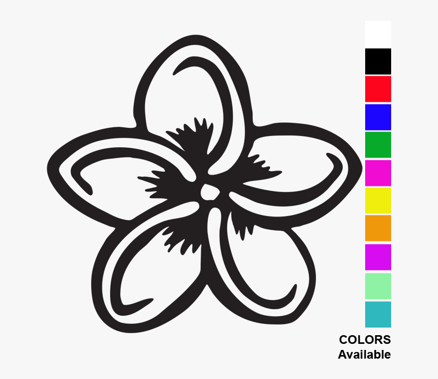 Maile Lei Border Black And White, HD Png Download, Free Download