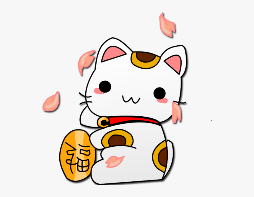 Maneki Neko Png Pic - 3 Neko Emoji, Transparent Png, Free Download