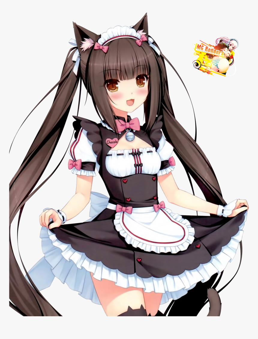 Cat Maid Anime Girl, HD Png Download, Free Download