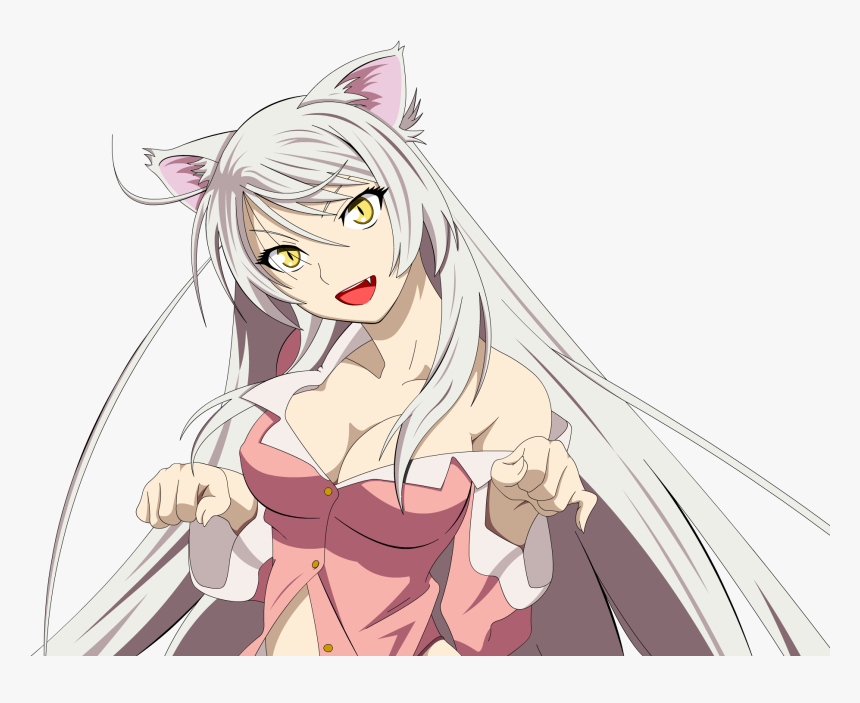 Transparent Neko Girl Png - Bakemonogatari Neko Png, Png Download, Free Download