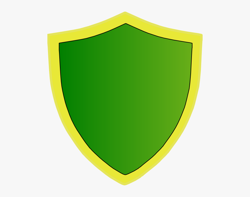 Green And Gold Shield, HD Png Download, Free Download