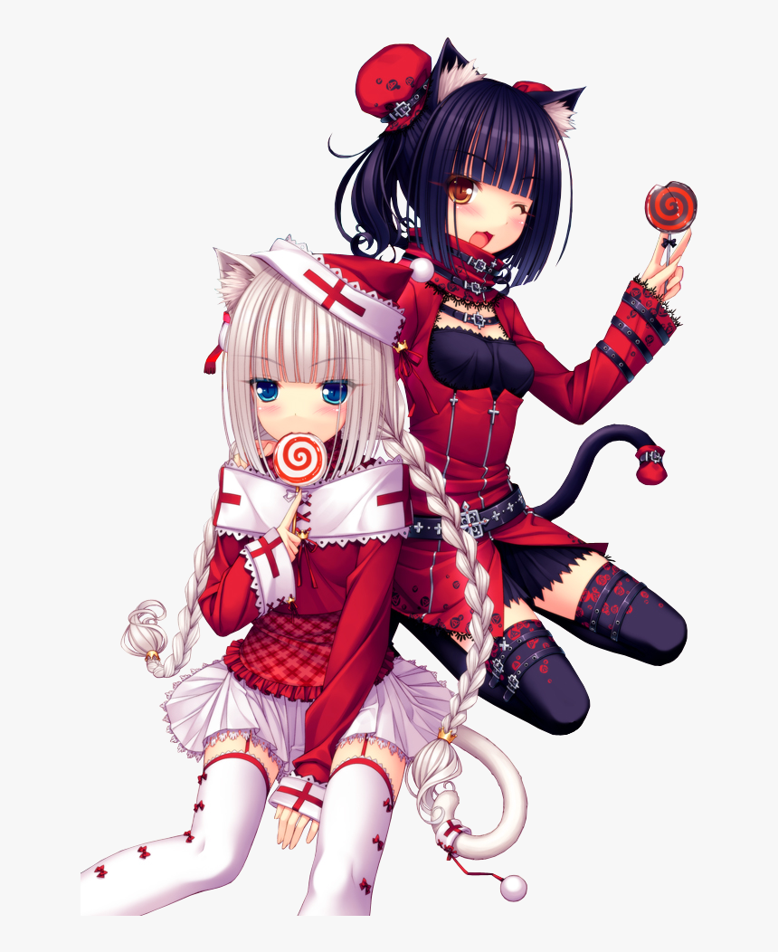 Navidad Anime Chibi Neko , Png Download - Sayori Neko Works, Transparent Png, Free Download