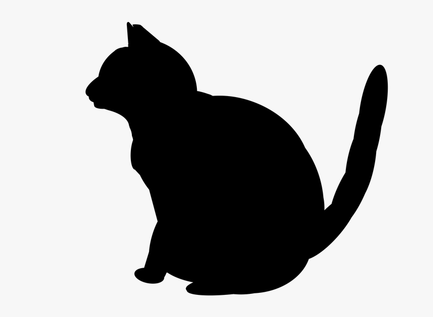 Cat, Neko, Japanese, Paw, Kitten, Kitty, Meow, Adorable - Black Cat, HD Png Download, Free Download