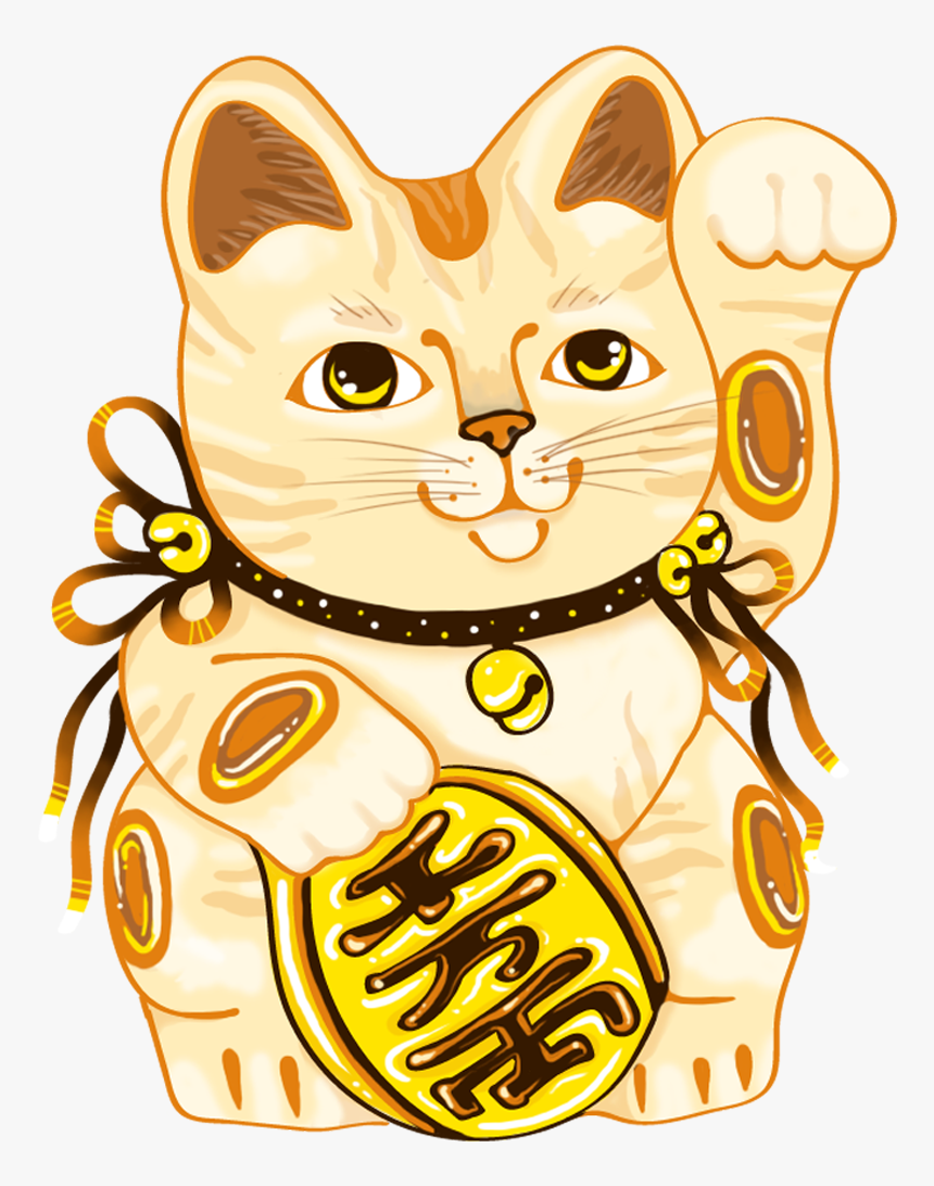 Maneki-neko , Png Download - Domestic Short-haired Cat, Transparent Png, Free Download