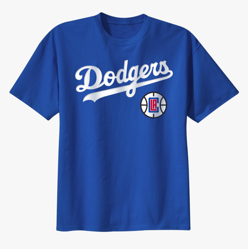 Clippers Dodgers T Shirt - Los Angeles Dodgers, HD Png Download, Free Download