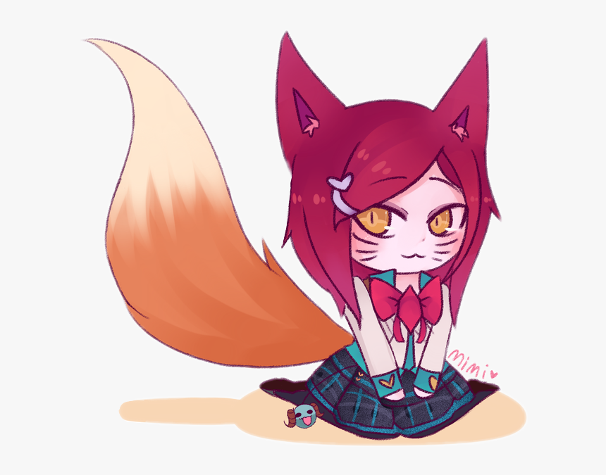 Ahri Mimi Lol Leagueoflegends Ahri Academia Cute Neko - Mimi League Of Legends, HD Png Download, Free Download