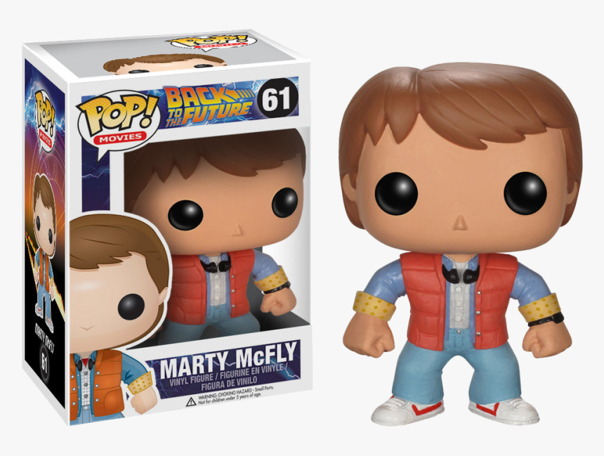 Figurine Pop Marty Mcfly, HD Png Download, Free Download