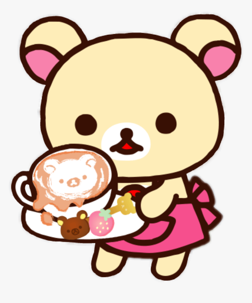 #rilakkuma #coffee #freetoedit - Transparent Rilakkuma Gif, HD Png Download, Free Download