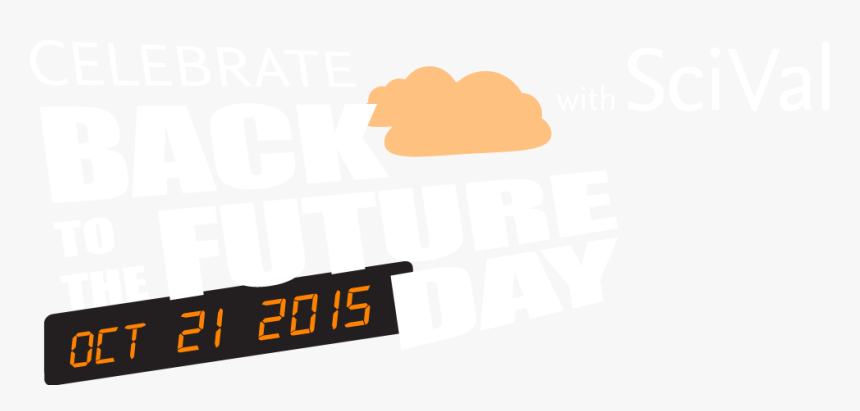 Celebrate Back To The Future Day With Scival - Digital Wall Clock, HD Png Download, Free Download
