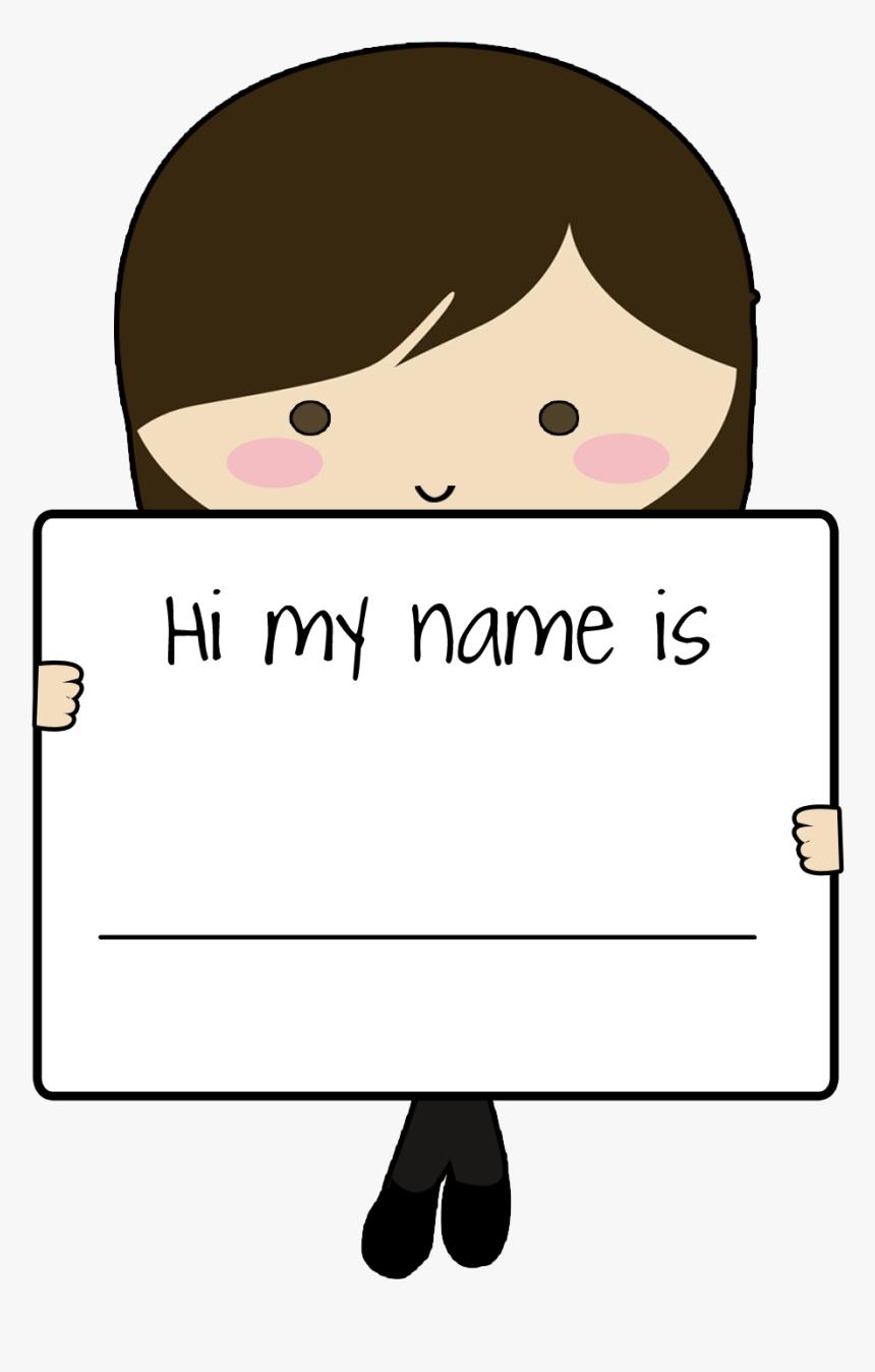 Downloadable Birthday Name Tags For Smart Parenting - Clip Art My Name, HD Png Download, Free Download