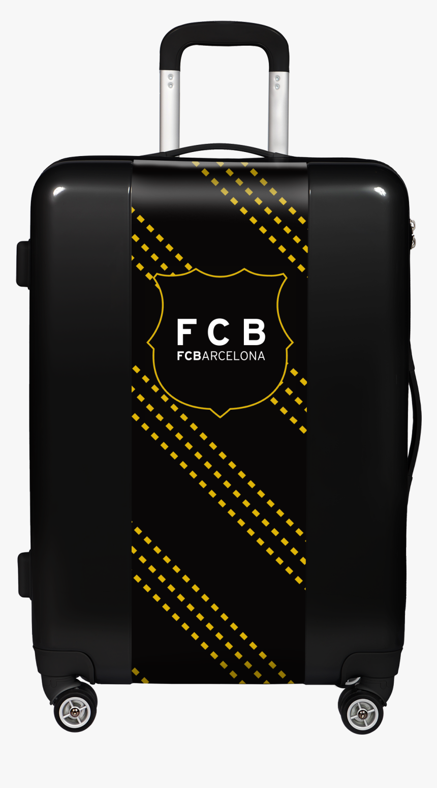 Ugo Bags Fcb Gold Shield - Suitcase, HD Png Download, Free Download