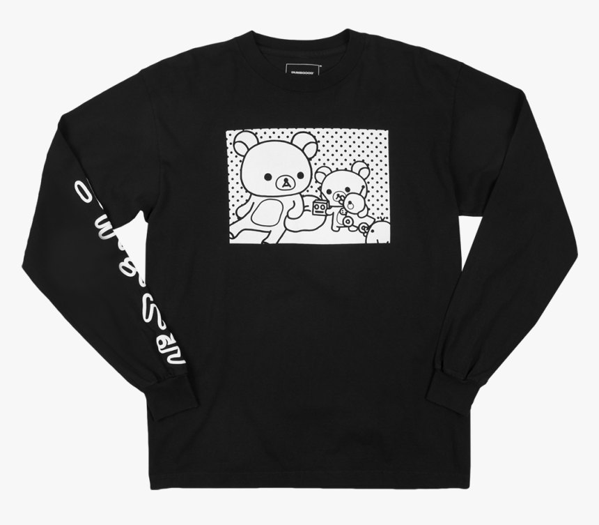 Black Rilakkuma Shirt, HD Png Download, Free Download