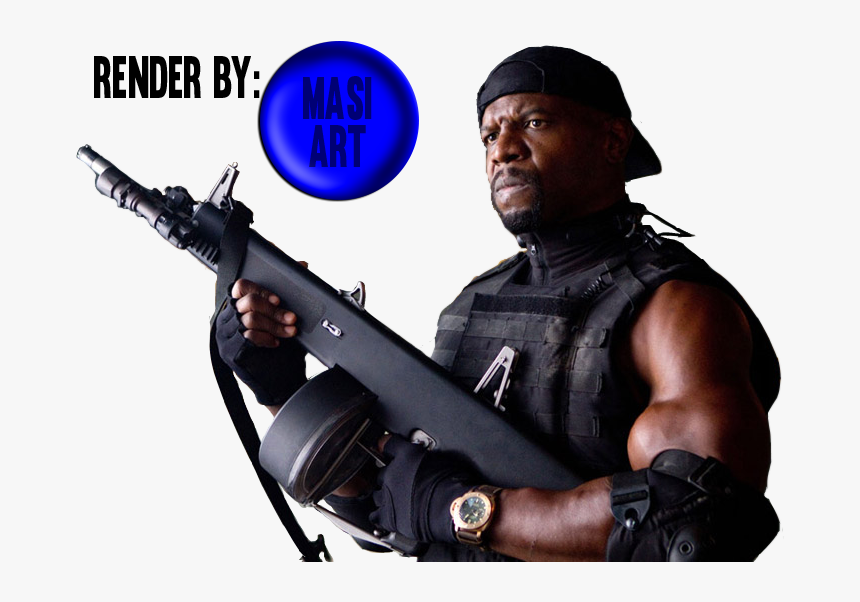 Render Terry Crews By Image Transparent - Terry Crews Expendables Weapon, HD Png Download, Free Download