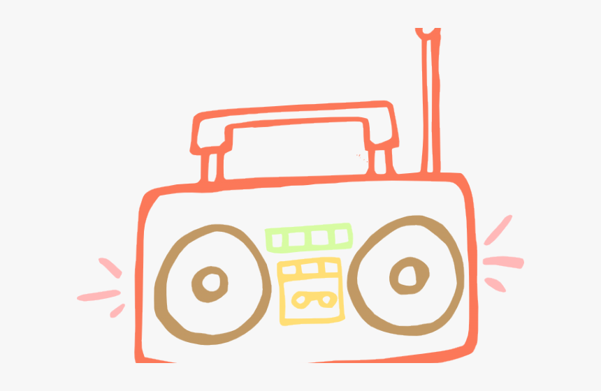 Boom Box Cliparts - Boombox Clip Art, HD Png Download, Free Download