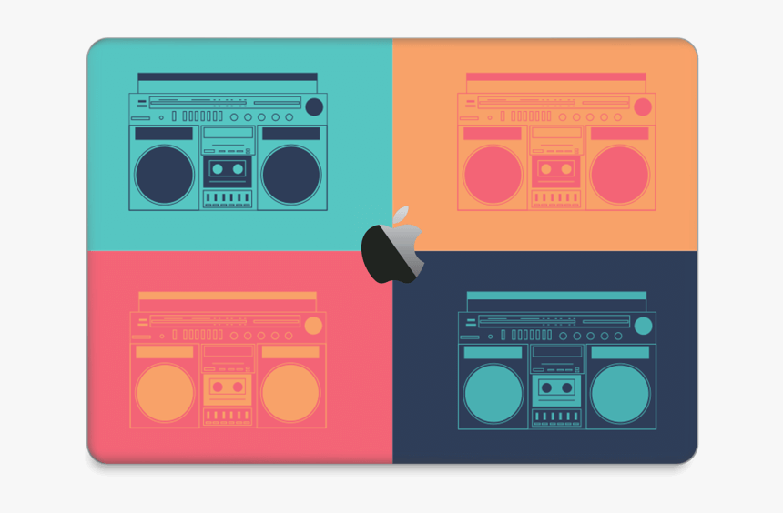 Boombox World Skin Macbook Pro 13” 2016- - Boombox, HD Png Download, Free Download