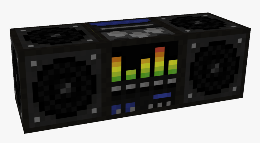 Interlocking Block - Minecraft Boombox Png, Transparent Png, Free Download