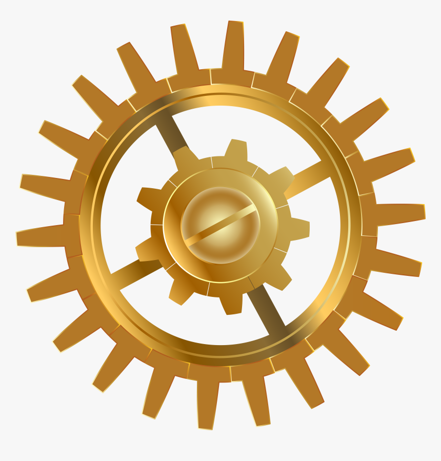 #gear #gears #steampunk #punk #metal #gold #golden - Miyazaki Icons, HD Png Download, Free Download