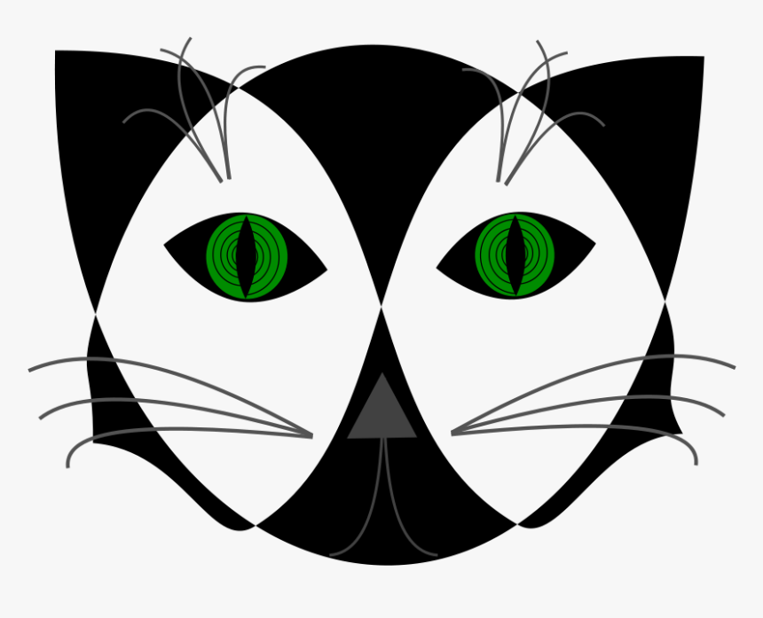Black Cat Clip Art - Gato Desenho Png Siamês, Transparent Png, Free Download