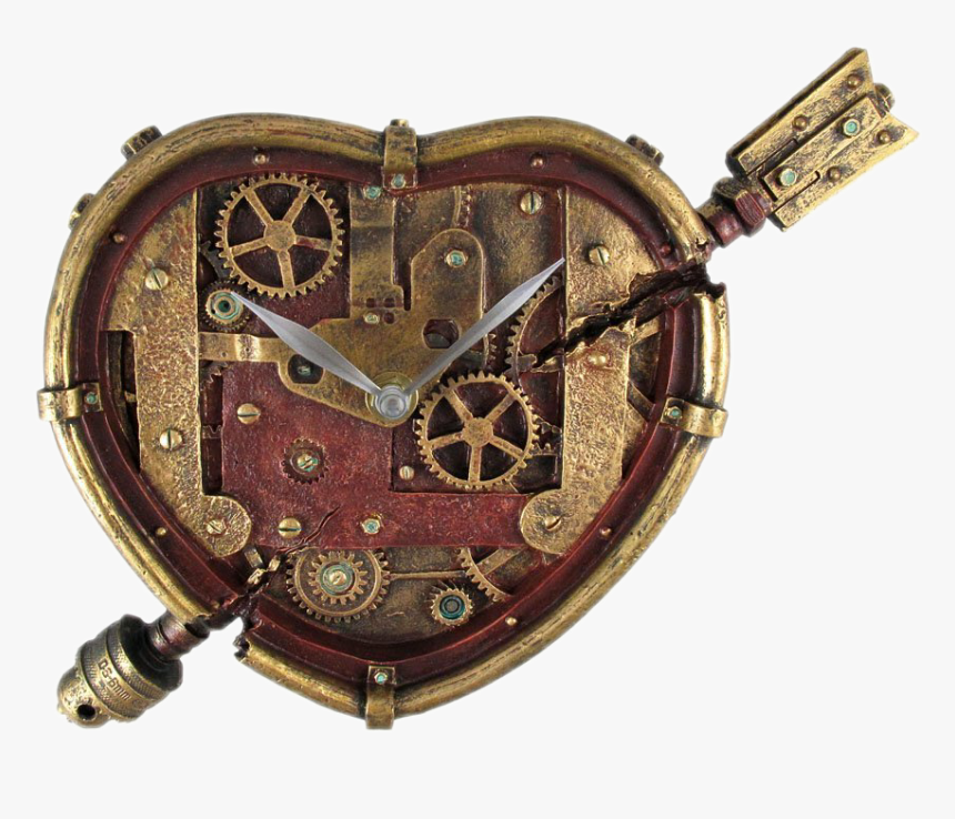 #steampunk #heart #metal #gears - Transparent Steampunk Png, Png Download, Free Download