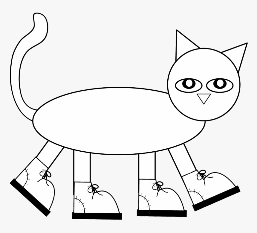 Pete The Cat Eyes Clipart Pattern Transparent Png - Pete The Cat Template Printable, Png Download, Free Download