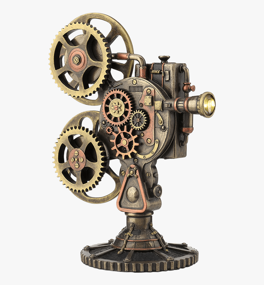 Led Steampunk Projector Statue - Steampunk Projector Png, Transparent Png, Free Download