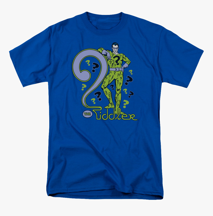 The Man Of Steel Superman T-shirt - Riddler T Shirt, HD Png Download, Free Download