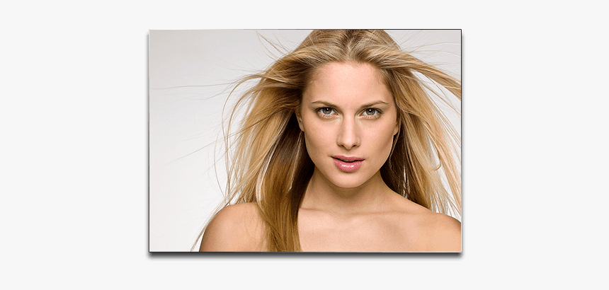 Woman With Long Blonde Hair - Head Hair, HD Png Download, Free Download