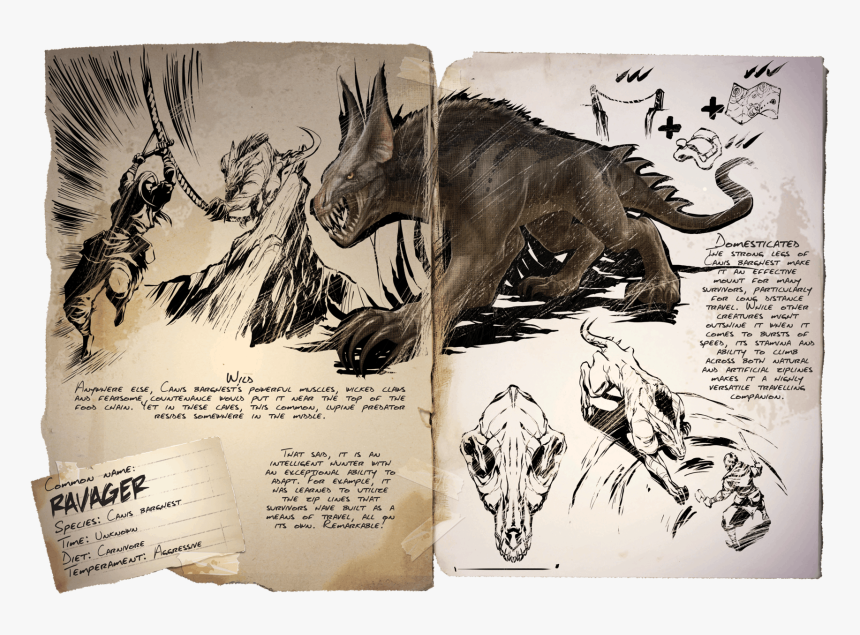 Dossier Ravager - Ark Survival Evolved Ravager, HD Png Download, Free Download